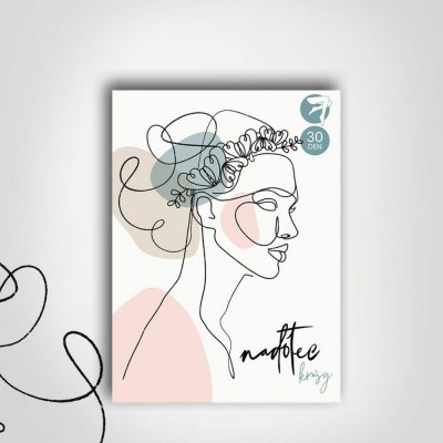 .Nadotec PUNČOCHY S KRAJKOVÝM PÁSEM KRÁSY 30 DEN Černá – Zboží Dáma