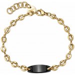 S'Agapõ Pozlacený pánský náramek z oceli Titan STI22 – Zbozi.Blesk.cz