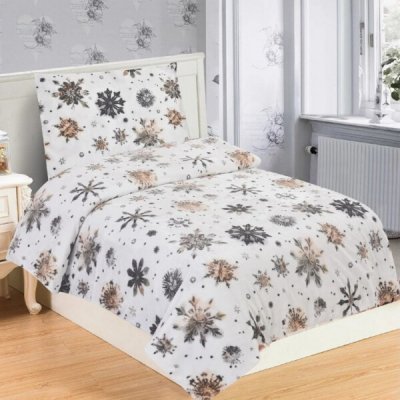 Jahu Povlečení mikroflanel Nord flake 140x200 70x90 – Hledejceny.cz