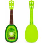 EcoToys Ukulele kytara pro děti čtyři struny kiwi