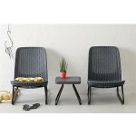 Keter Zahradní nábytek Keter Rio Patio set grafitový – Hledejceny.cz