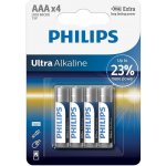 Philips Ultra Alkaline AAA 4ks LR03E4B/10 – Zboží Živě
