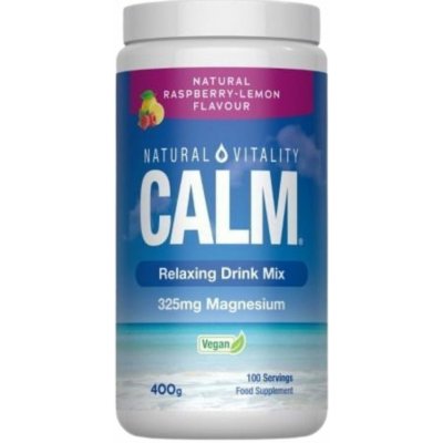 Natural Vitality Calm hořčíkový prášek malina-citron 400 g – Hledejceny.cz