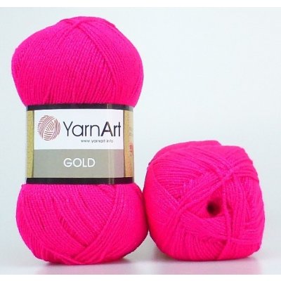 Yarn Art příze Gold 9031 fuchsiová