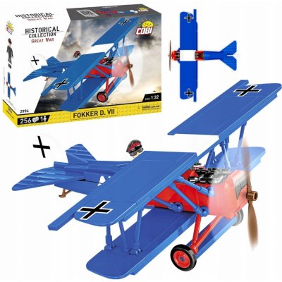 COBI 2994 Great War Fokker D VII, 1:32, 255 k, 1 f – Hledejceny.cz