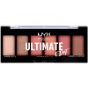 NYX Professional Makeup paletka očních stínů Ultimate Edit Warm Neutrals 7,2 g