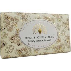 English Soap Vintage Merry Christmas přírodní parfémované mýdlo s bambuckým máslem 200 g