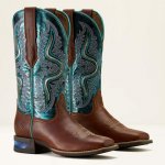 *W* Westernové boty Ariat® WMS Captivate Wide Square Toe vintage caramel/striking aruba – Hledejceny.cz