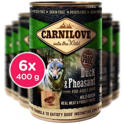 Carnilove Wild konz Meat Duck & Pheasant 6x 400g