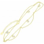Eppi Stříbrný minimalistický náramek na nohu LB50193 – Sleviste.cz