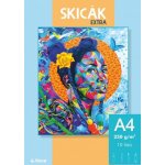 Stepa Skicák A4 Extra 250g 10 listů – Zboží Dáma