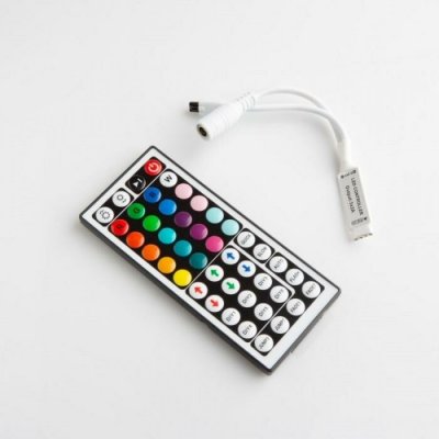 ECOLIGHT Ovladač pro RGB LED pásky IR44 6A Infračervené dálkové ovládání 12-24V EC79457 – Hledejceny.cz