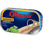 Giana Sardinky ve slaném nálevu a rostlinném oleji 125 g – Zboží Dáma