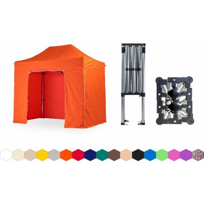 TENTino SMALL HEXAGON 2x3 m 6A - ORANŽOVÁ – Hledejceny.cz
