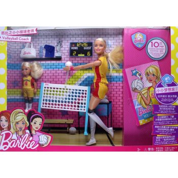 Barbie trenérka Volejbalová sada
