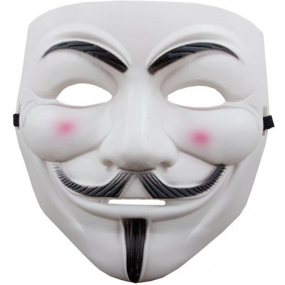 Maska Anonymous Vendeta bílá – Hledejceny.cz