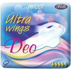 Micci Ultra Wings Deo intimní vložky s křidélky 9 ks