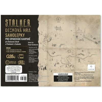 Albi Stalker Sada náhradních samolepek a map – Zboží Dáma