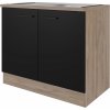 Kuchyňská dolní skříňka Flex-Well Kuchyňská skříňka Capril pod dřez, vč. dřezu, 100 x 85 x 57,1 cm