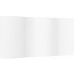 vidaXL Paraván 400 × 165 cm bambus bílý 377003 – Zboží Dáma