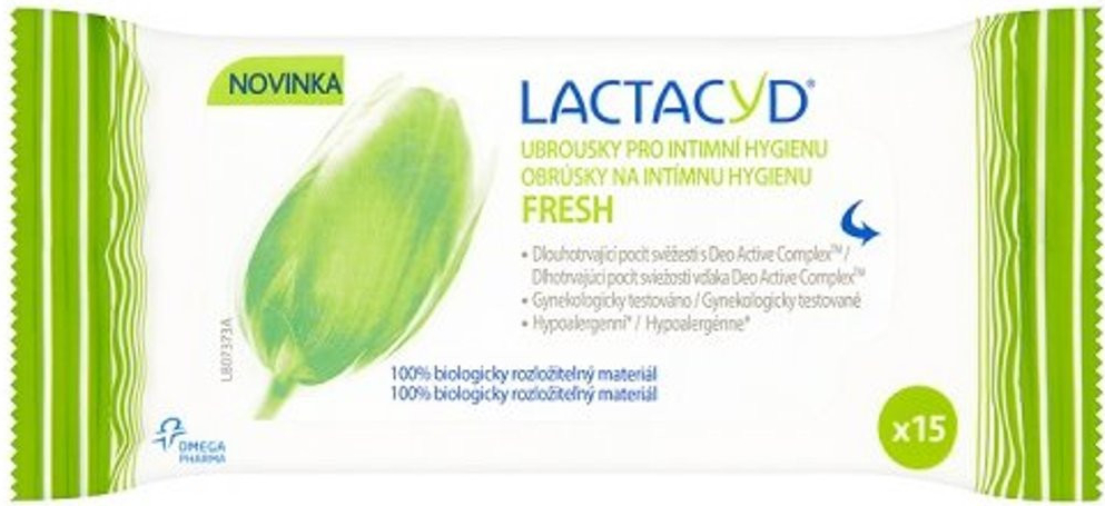 Lactacyd Ubrousky pro intimní hygienu FRESH 15 ks od 48 Kč - Heureka.cz