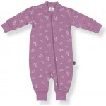 Little Flock of Horrors Dětský merino overal Mauve Animal – Zboží Dáma