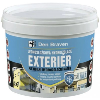 Hydroizolace DEN BRAVEN Exteriér jednosložková 5 kg – Hledejceny.cz