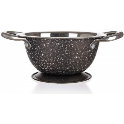 BANQUET Cedník nerezový mělký GRANITE Brown 16 x 7,7 cm – Hledejceny.cz