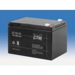 CTM 12V 12Ah – Zboží Mobilmania