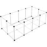 Songmics Ohrádka pro Hlodavce čirá 73 x 46 x 143 cm – Zboží Dáma Songmics Ohrádka pro Hlodavce čirá 73 x 46 x 143 cm – Zboží Dáma