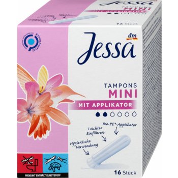 Jessa tampony mini s aplikátorem 16 ks od 55 Kč - Heureka.cz
