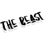 E-cut.cz Samolepka The Beast - 10x2.5 cm – Zboží Živě