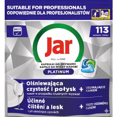 Fairy Jar Professional Platinum All in1 kapsle do myčky 113 ks – Zboží Mobilmania