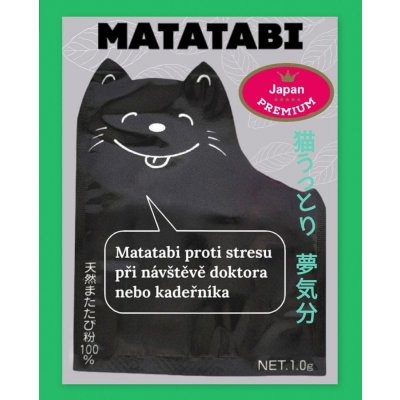 Japan Premium Matatabi proti stresu při návštěvě doktora nebo kadeřníka 1 g