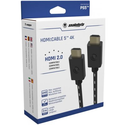 Snakebyte PS5 HDMI:CABLE 5 4K HDMI 3m