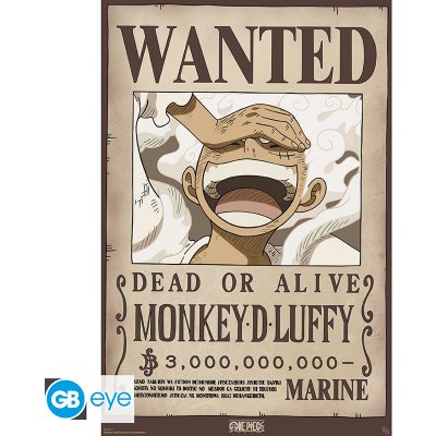ONE PIECE - Poster Maxi 91.5x61 - Wanted Luffy Wano, GBYDCO617 – Hledejceny.cz