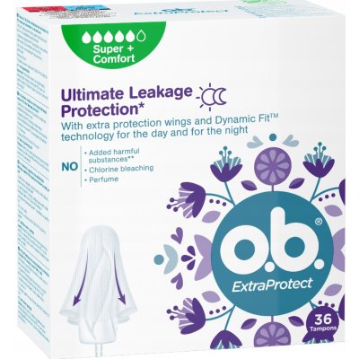O.B. Extra Protect Super + Comfort tampony 36 ks – Zboží Dáma