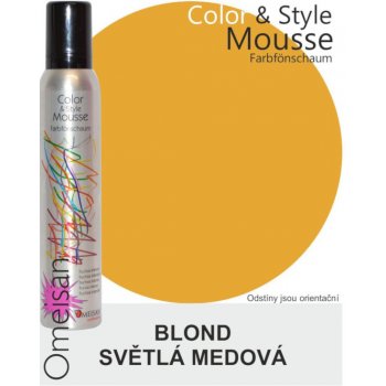 Omeisan Color & Style Mousse tužidlo blond světle medové 200 ml