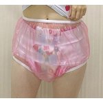 PVC kalhotky M Růžové – Zboží Dáma