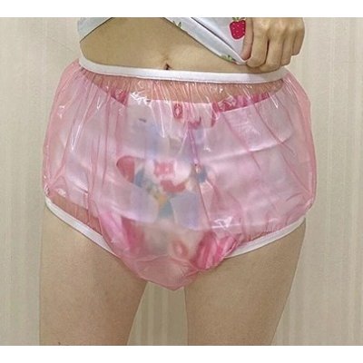 PVC kalhotky M Růžové – Zboží Dáma