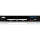 Aten CM-0264 KVM přepínač 2x4-port DVI/HDMI KVMP USB switch, audio, kombo kabely