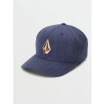 Volcom Full Stone Flexfit NAVY HEATHER baseballka – Sleviste.cz