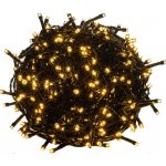 Voltronic 46905 Vánoční LED osvětlení 5 m teple bílá 50 LED zelený kabel – Hledejceny.cz