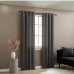 Dekorační závěs s kroužky EASY TOP grafitová 1x140x250 cm (cena za 1 kus) MyBestHome – Hledejceny.cz