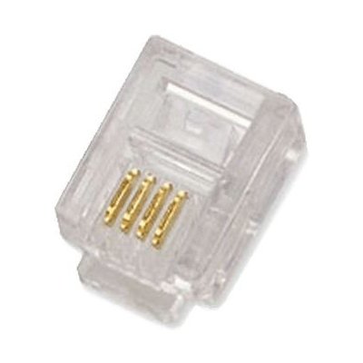 DATACOM Konektor RJ11 UTP lanko 6p4c bal.10ks, 4111 – Zboží Mobilmania