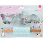 La Cucina Sada na pečení pro děti, vykrajovátka a modrý váleček vícebarevný – Hledejceny.cz