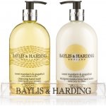 Baylis & Harding pro ženy Mandarinka a Grapefruit tekuté mýdlo 500 ml + mléko na ruce a tělo 500 ml dárková sada