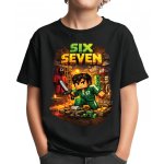 Fajntričko Kids tričko 67 six seven Minecraft style – Hledejceny.cz