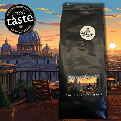 Kafista Torino Select káva 100% Arabica Espresso Káva Pražená v Itálii zrnková 1 kg – Hledejceny.cz