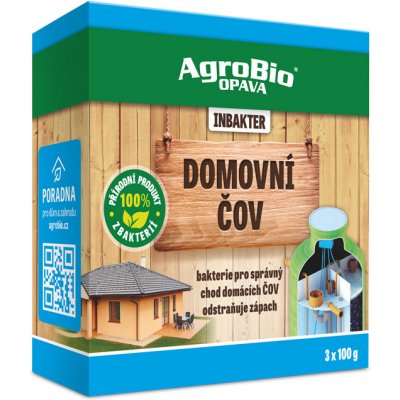 AgroBio INBAKTER DOMOVNÍ ČOV 3x100g – Zboží Mobilmania